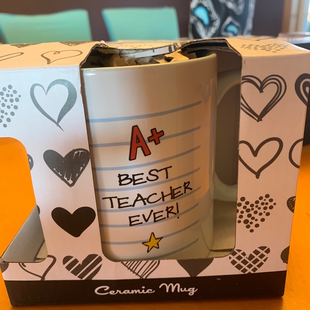 Love Your Mug Best Teacher Ever ceramic mug. New